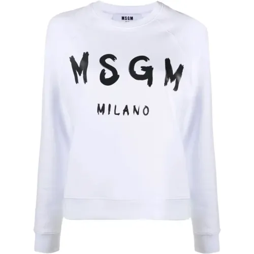 Sweatshirt , Damen, Größe: M - Msgm - Modalova
