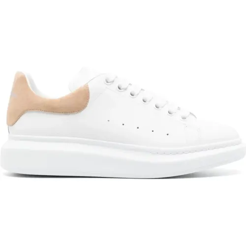 Weiße Sneakers mit Signatur Doppelabsatz , Herren, Größe: 39 EU - alexander mcqueen - Modalova