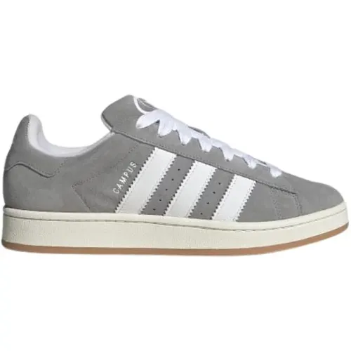 Graue Wildleder Campus Sneakers , Herren, Größe: 40 EU - Adidas - Modalova