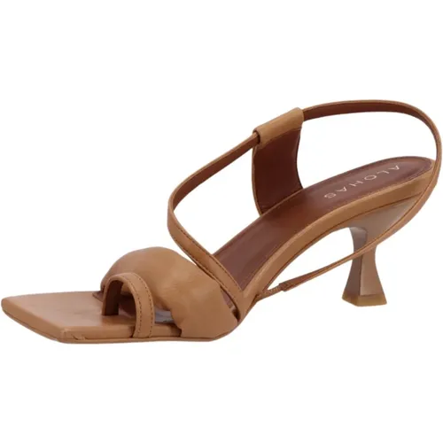 Asymmetrische Riemen Sandale , Damen, Größe: 38 EU - ALOHAS - Modalova