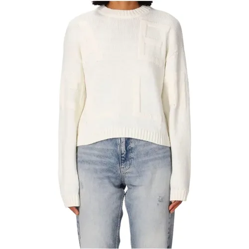 Ribbed Cotton Women's Sweater , female, Sizes: XS, M, S - Gaëlle Paris - Modalova
