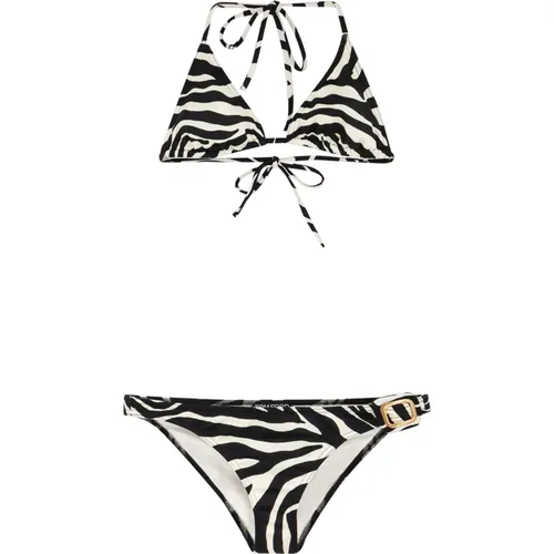 Zebra Print Lycra Bikini , female, Sizes: S - Tom Ford - Modalova