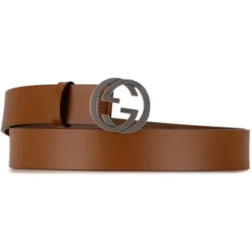 Pre-owned Leather belts , male, Sizes: ONE SIZE - Gucci Vintage - Modalova