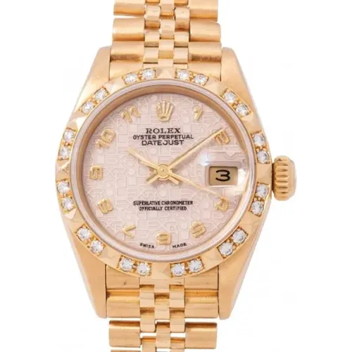 Pre-owned Stainless Steel watches , female, Sizes: ONE SIZE - Rolex Vintage - Modalova