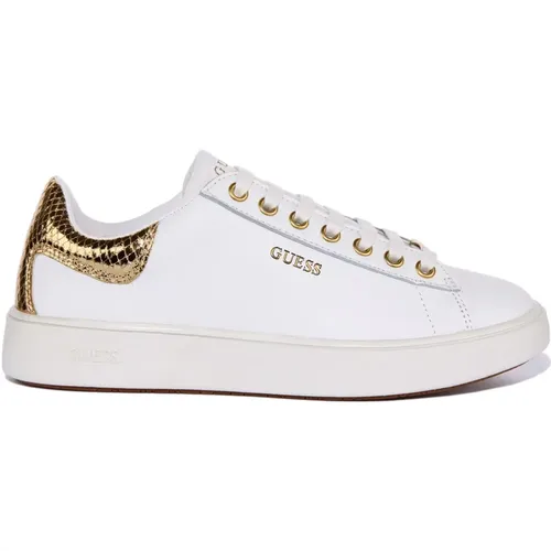 Gold Women's Trainers , female, Sizes: 3 UK - Guess - Modalova