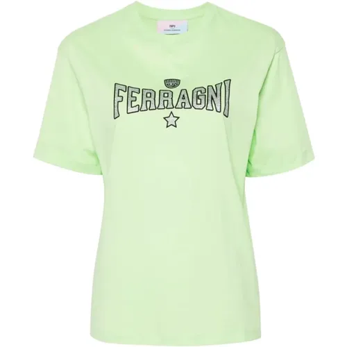 T-shirts and Polos by Chiara Ferragni , female, Sizes: XS, 2XS, S, M - Chiara Ferragni Collection - Modalova