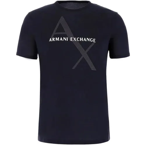 Regular Fit T-Shirt , Herren, Größe: S - Armani Exchange - Modalova