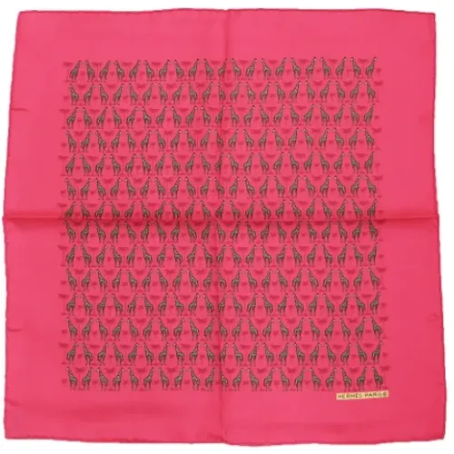 Pre-owned Silk scarves , female, Sizes: ONE SIZE - Hermès Vintage - Modalova