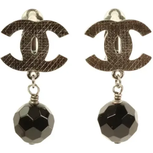 Pre-owned Fabric earrings , female, Sizes: ONE SIZE - Chanel Vintage - Modalova