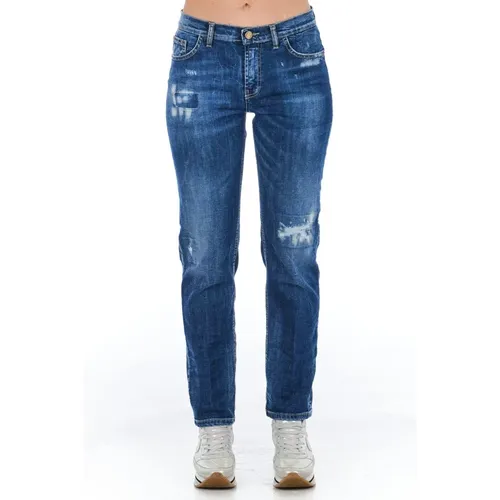 Cotton Jeans Pant , female, Sizes: W26 - Frankie Morello - Modalova