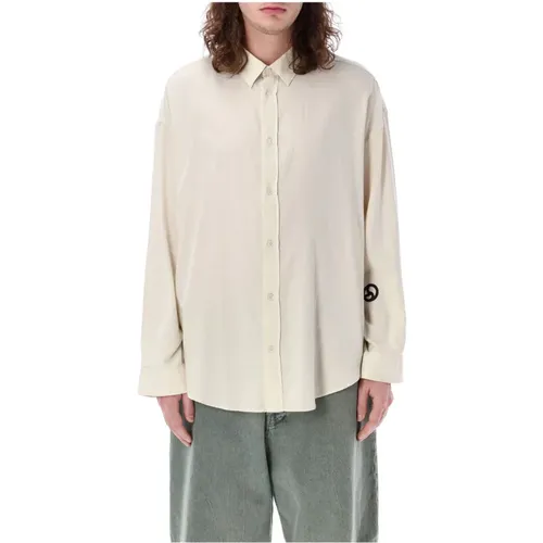 Mens Clothing Shirts Ss24 , male, Sizes: S - Acne Studios - Modalova