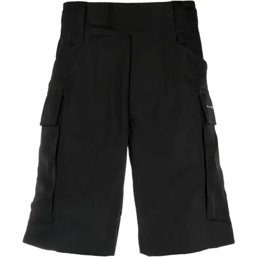 Schwarze Nylon Shorts mit Velcro Patch - 1017 Alyx 9SM - Modalova