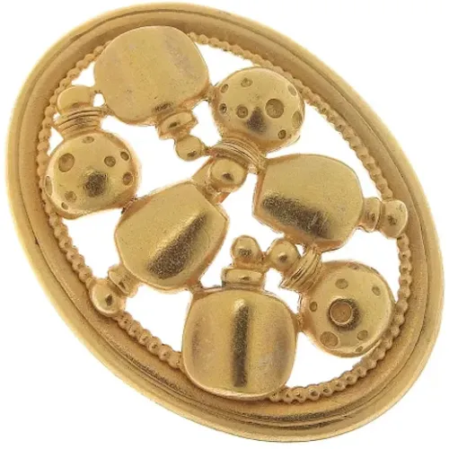 Pre-owned Metal brooches , female, Sizes: ONE SIZE - Dior Vintage - Modalova