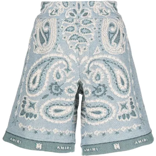 Paisley-bestickte Shorts Amiri - Amiri - Modalova