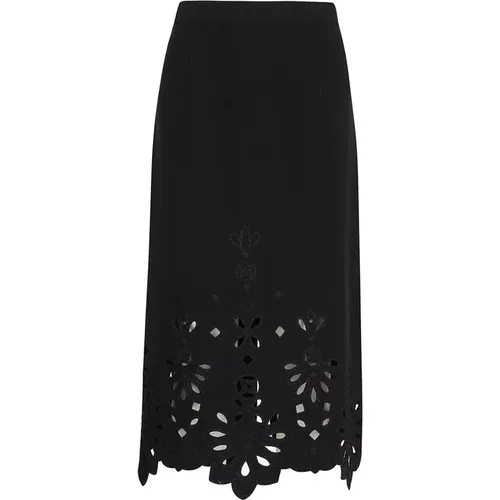 Longuette Skirt , female, Sizes: S, XS, M - Ermanno Scervino - Modalova