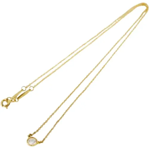 Pre-owned Gold necklaces , female, Sizes: ONE SIZE - Tiffany & Co. Pre-owned - Modalova