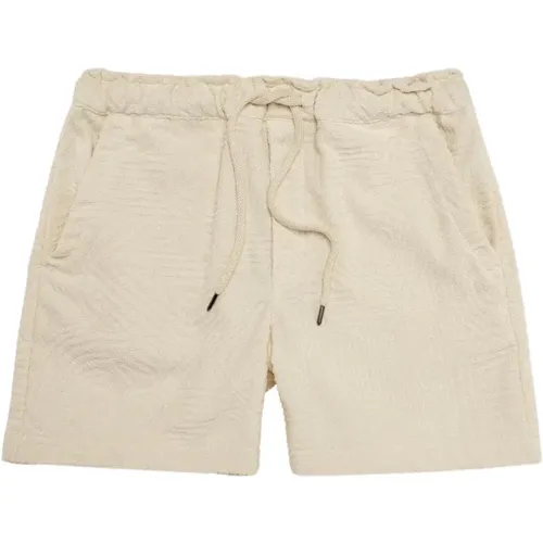 Labyrinthine Terry Shorts , Herren, Größe: M - OAS - Modalova