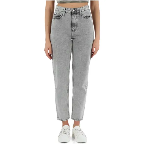 High-waisted Mom Fit Jeans , female, Sizes: W30, W25, W28, W27 - Calvin Klein Jeans - Modalova
