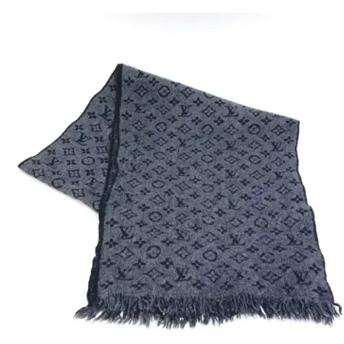 Pre-owned Wool scarves , male, Sizes: ONE SIZE - Louis Vuitton Vintage - Modalova