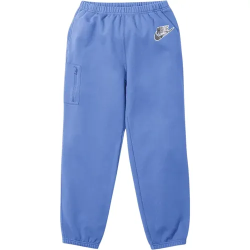 Blaue Cargo Sweatpants Limited Edition , Herren, Größe: M - Nike - Modalova