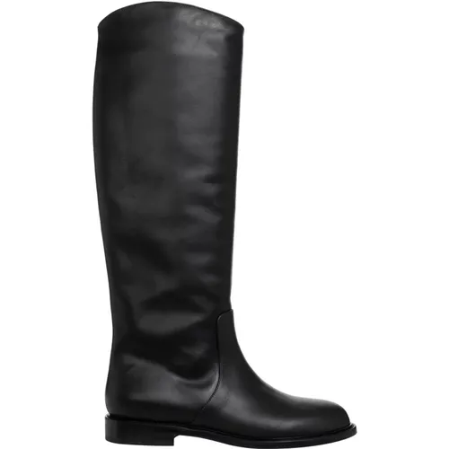 Asia Boots, Solid Color , female, Sizes: 3 UK - Sergio Levantesi - Modalova