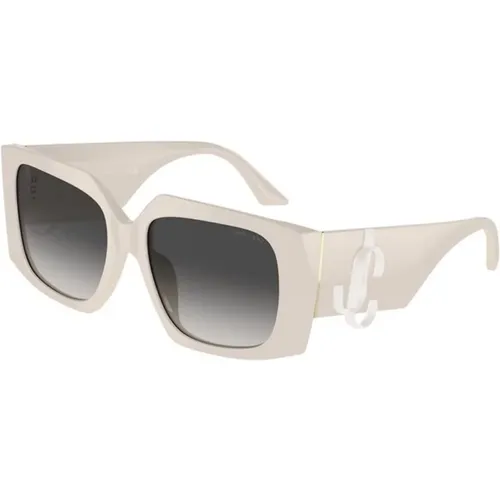Stilvolle Sonnenbrille mit grauen Verlaufsgläsern - Jimmy Choo - Modalova