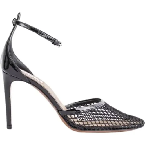 Fishnet High-Heeled Pumps , female, Sizes: 5 UK - Alaïa - Modalova