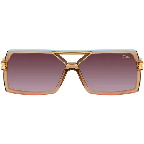 Vintage Rechteckige Sonnenbrille mit Titan-Details - Cazal - Modalova