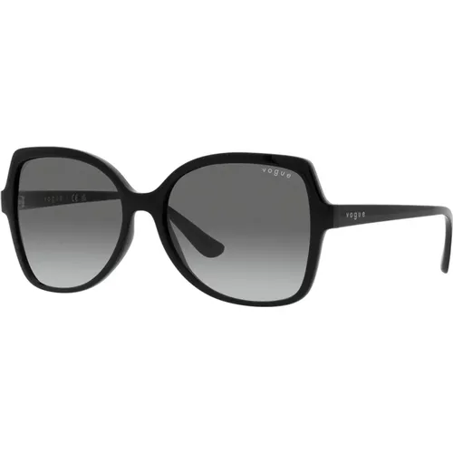 Butterfly Style Sunglasses Gradient , female, Sizes: 56 MM - Vogue - Modalova