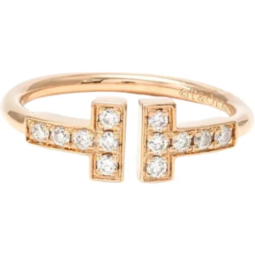 Pre-owned Rose Gold rings , female, Sizes: ONE SIZE - Tiffany & Co. Pre-owned - Modalova