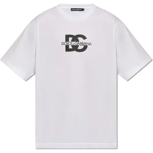 T-Shirt mit Logo Dolce & Gabbana - Dolce & Gabbana - Modalova