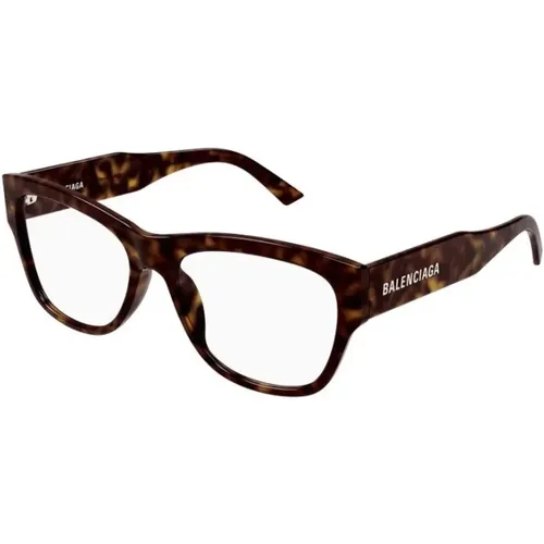 Classic Havana Frame Glasses , male, Sizes: 54 MM - Balenciaga - Modalova