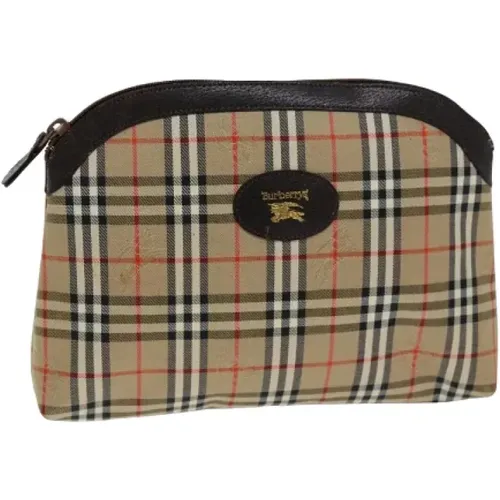 Pre-owned Canvas pouches , female, Sizes: ONE SIZE - Burberry Vintage - Modalova