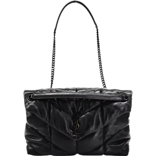 Pre-owned Leather LouLou Puffer Bag , female, Sizes: ONE SIZE - Saint Laurent Vintage - Modalova