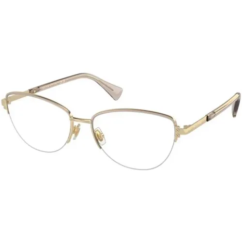 Gold Frame Glasses , unisex, Sizes: 56 MM - Ralph Lauren - Modalova