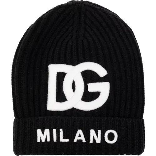 Wollmütze mit Logo Dolce & Gabbana - Dolce & Gabbana - Modalova