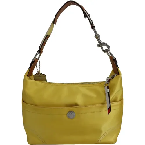 Coach Hampton Hobo Shoulder Bag in Polyamide , female, Sizes: ONE SIZE - Coach Pre-owned - Modalova