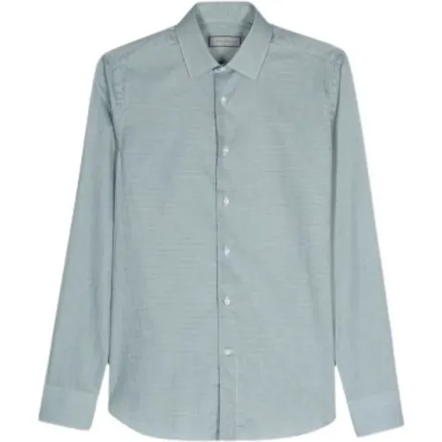 Checkered Cotton Shirt , male, Sizes: L, 2XL, XL, 3XL - Canali - Modalova