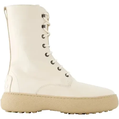Leather boots , female, Sizes: 3 UK, 2 UK - TOD'S - Modalova