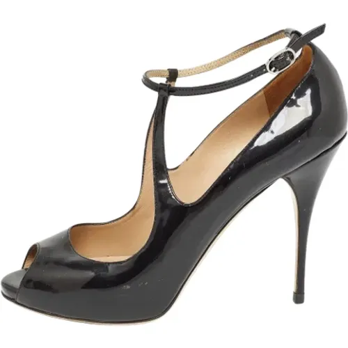 Pre-owned Leather heels , female, Sizes: 6 1/2 UK - Valentino Vintage - Modalova