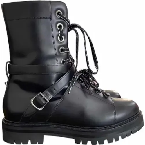 Pre-owned Leather boots , female, Sizes: 5 UK - Valentino Vintage - Modalova