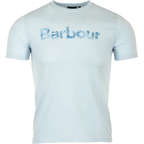 Hellblaue T-Shirts und Polos - Barbour - Modalova