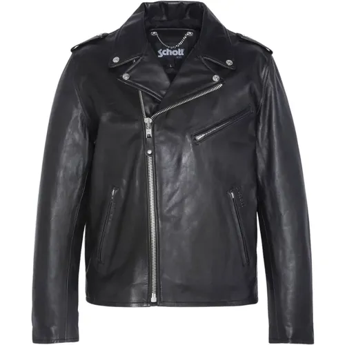 Iconic Perfecto Leather Jacket , male, Sizes: S, M, XL, L - Schott NYC - Modalova