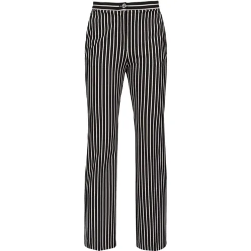 Gaio 3 trousers Punto Roma Rigato , female, Sizes: 2XS - pinko - Modalova