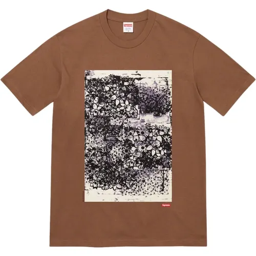 Klassisches Christopher Wool Tee Braun , Herren, Größe: M - Supreme - Modalova