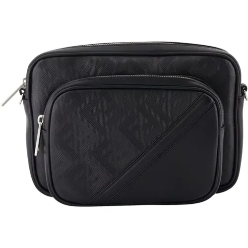 Shadow Diagonal Shoulder Bag , male, Sizes: ONE SIZE - Fendi - Modalova