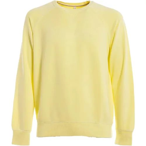 Rundhals Sweatshirt - 100% Baumwolle , Herren, Größe: XL - Sun68 - Modalova