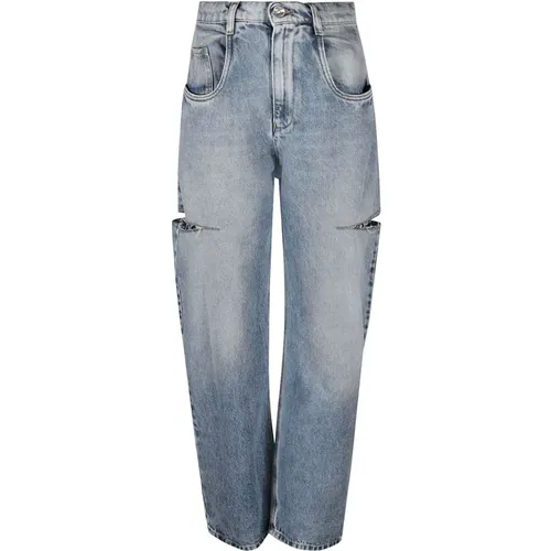 Loose Cut Out Jeans , female, Sizes: S - Maison Margiela - Modalova