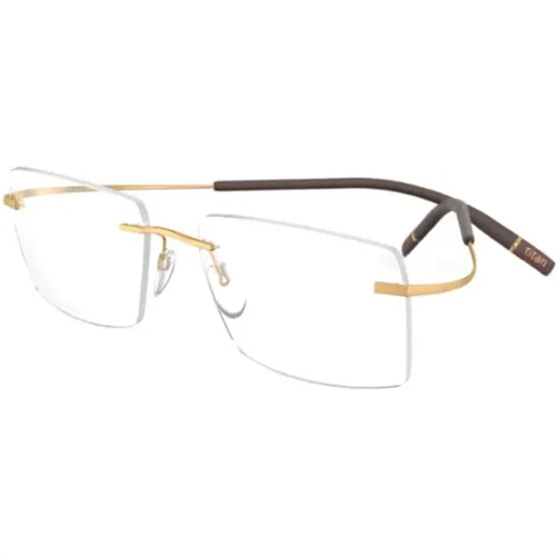 Gold Dome Eyewear Frames , unisex, Sizes: 52 MM - Silhouette - Modalova