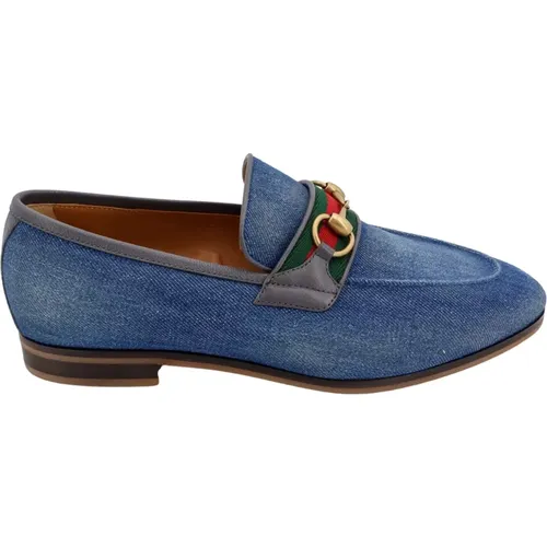 Mens Shoes Loafer Ss24 , male, Sizes: 6 1/2 UK, 6 UK, 5 UK - Gucci - Modalova